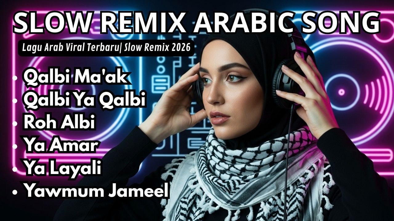 DJ Slow Remix Lagu Arab Viral TikTok Terbaru, Musik Arabic Song Remix Bikin Mood Naik