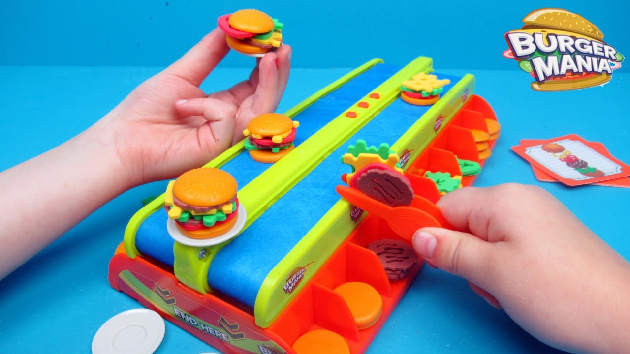 Burger Mania Bordspel met Family Toys Collector