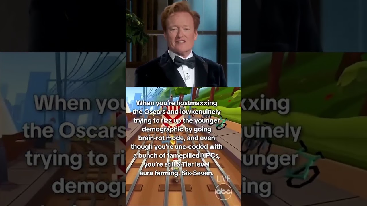 Участники группы Subway Surfers на сцене церемонии вручения премии &laquo;Оскар&raquo; перед Тимоти Шаламе #s...