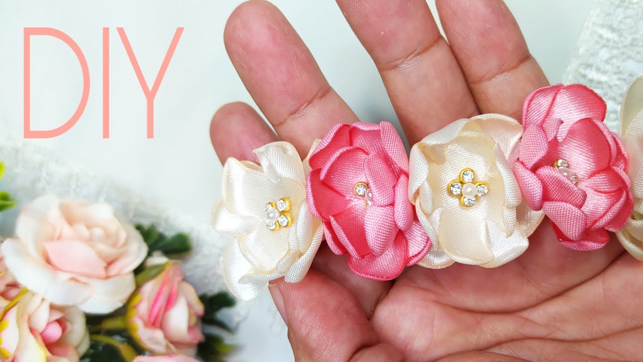 DIY - Tiarinha de Flores - SUPER FÁCIL - Aline Soeiro