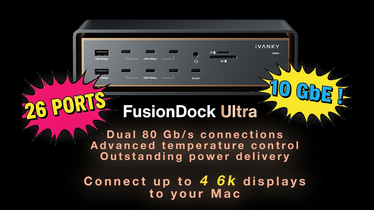 Ivanky fusionDock ULTRA ...‼️ 26 PORTS ‼️