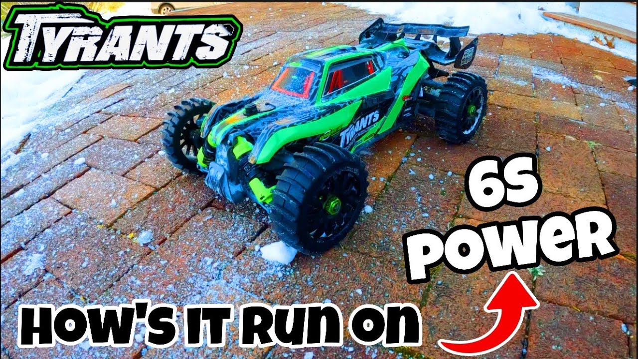 WOV Racing Tyrants on a 6S lipo pack