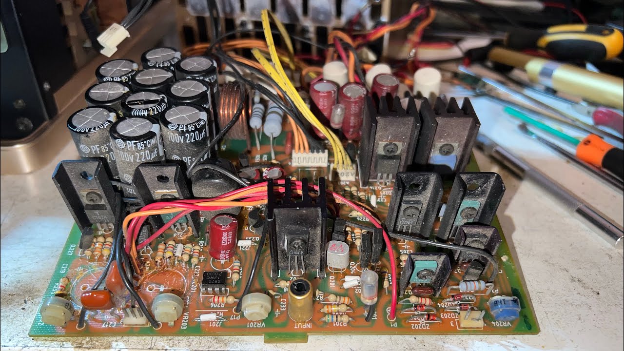 Luxman M-05. Ремонт. Профилактика! Часть 2
