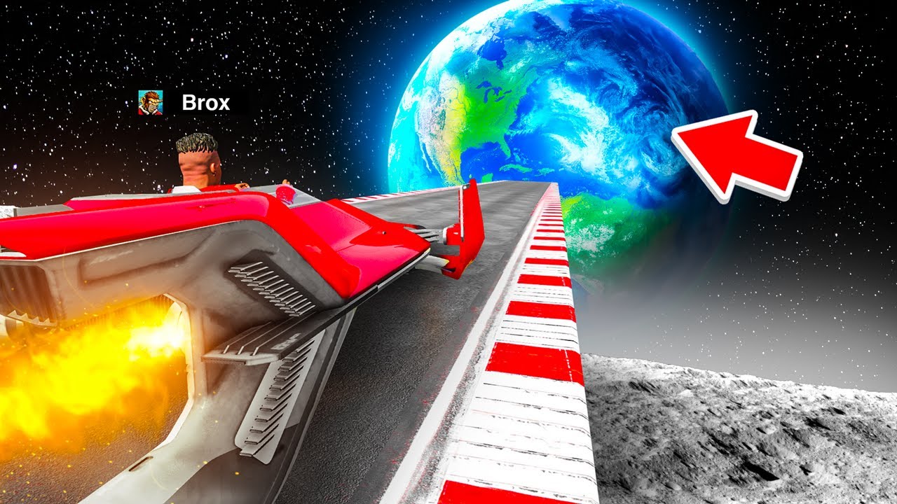 Das AUTO schafft die MOND RAMPE in GTA 5!