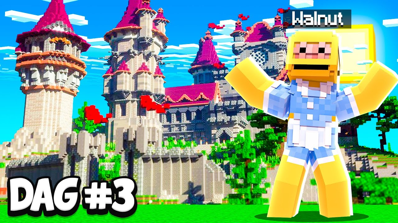 Ik Bouwde Het Grootste Kasteel Ooit In 3 Dagen! (Survival)