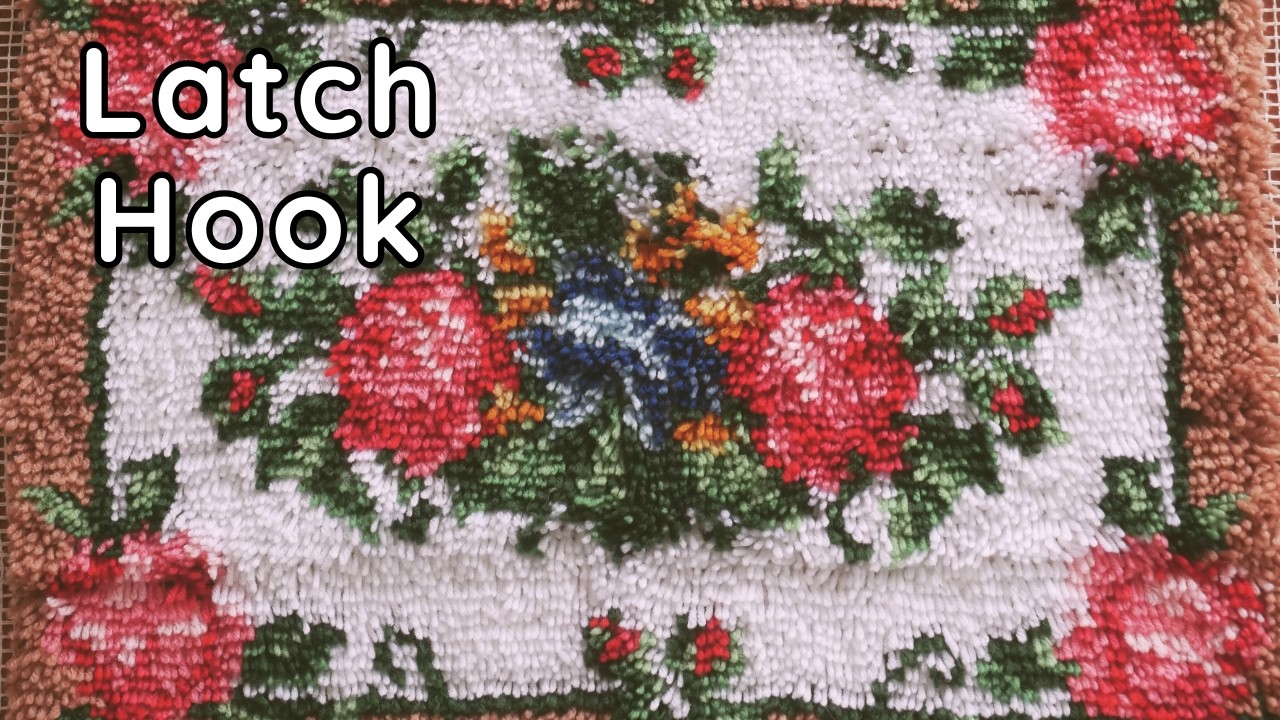 Finishing a 20-year-old latch hook kit