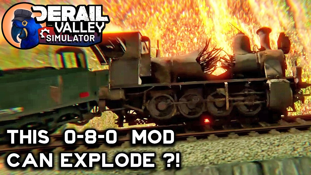 ФАНТАСТИЧЕСКИЙ мод 0-8-0 для Derail Valley!