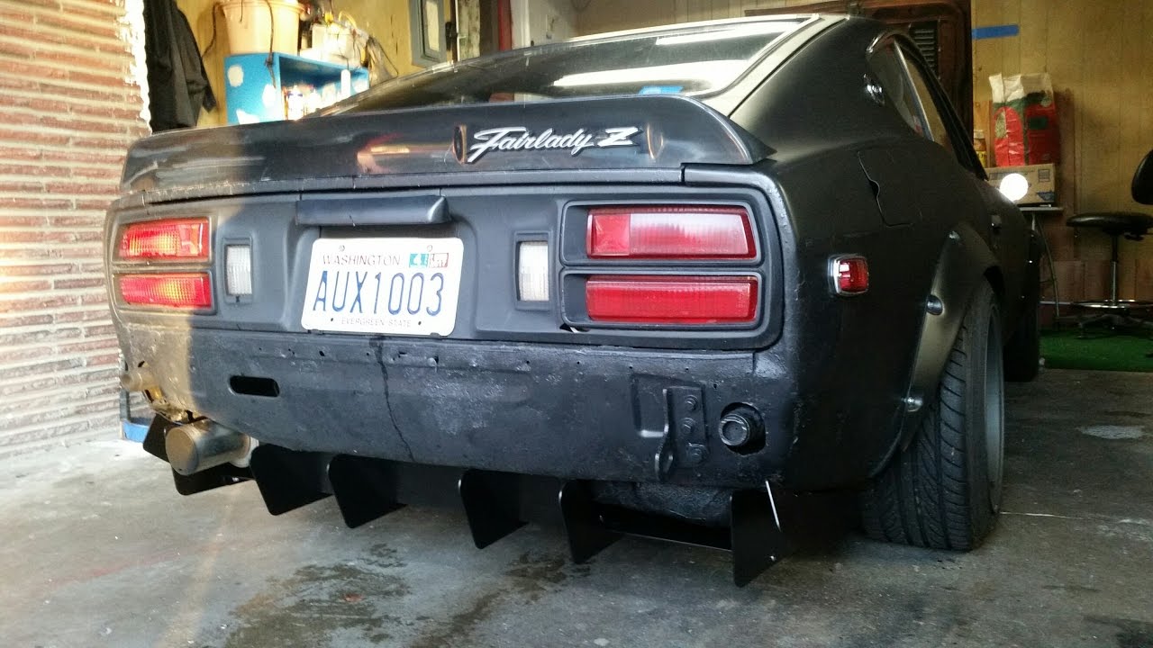 Skillard Rear Diffuser Install | Datsun 280Z