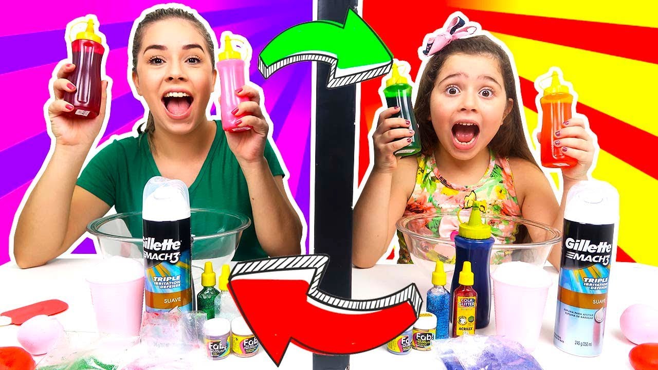 DESAFIO DO SLIME CRUZADO SLIME CHALLENGE