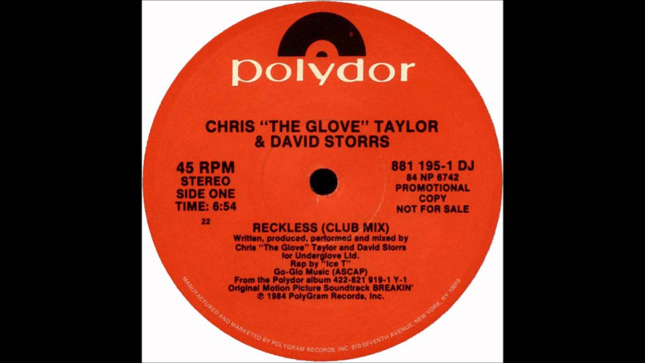 Chris "The Glove" Taylor & David Storrs feat. Ice T - Reckless