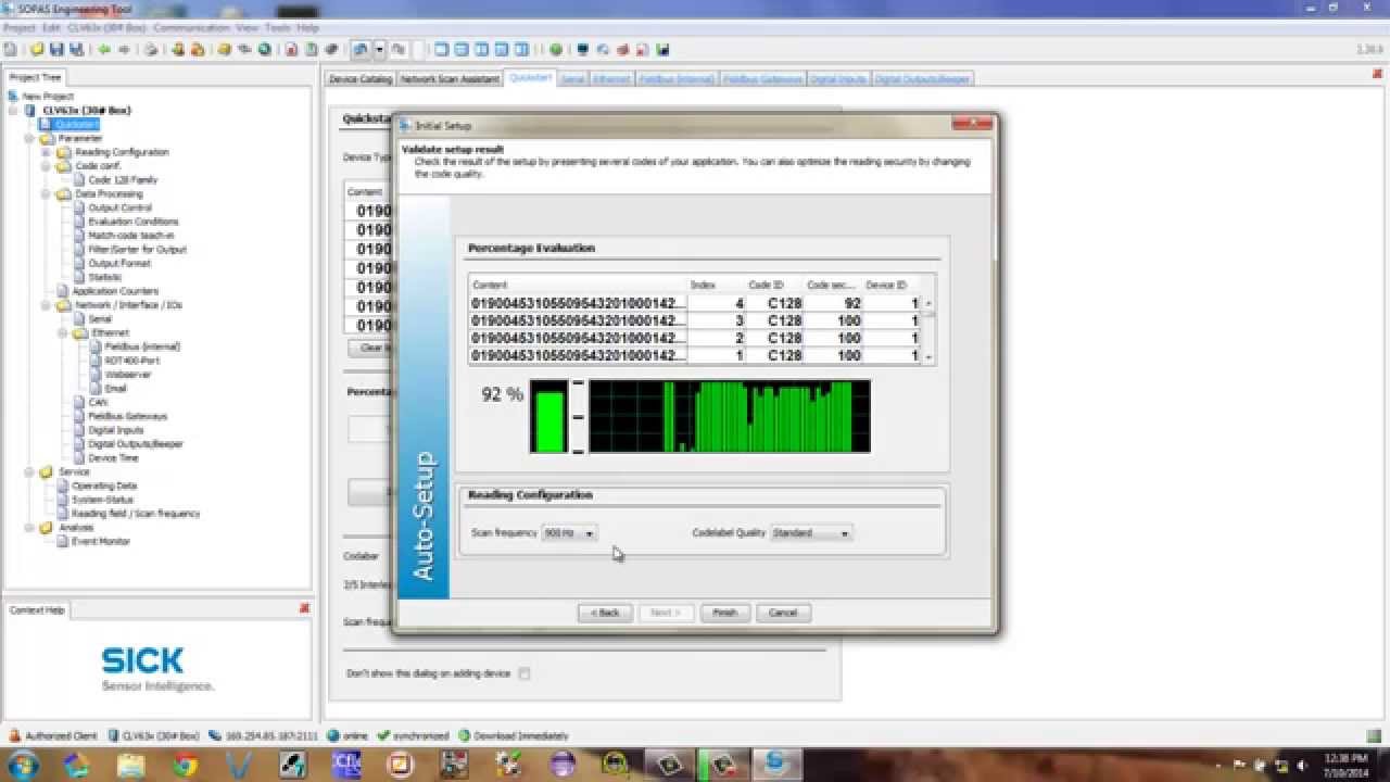 Sick CVL 630 Training