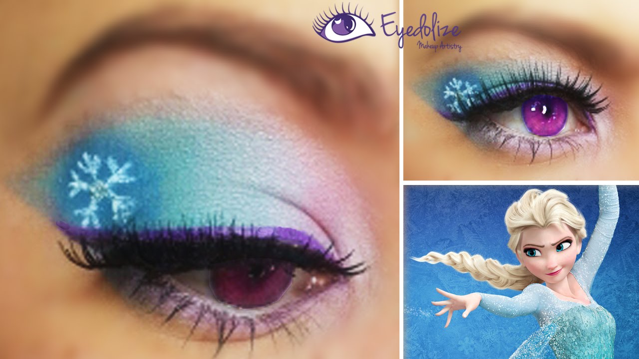 Disney Frozen Elsa Inspired Eyeshadow by EyedolizeMakeup