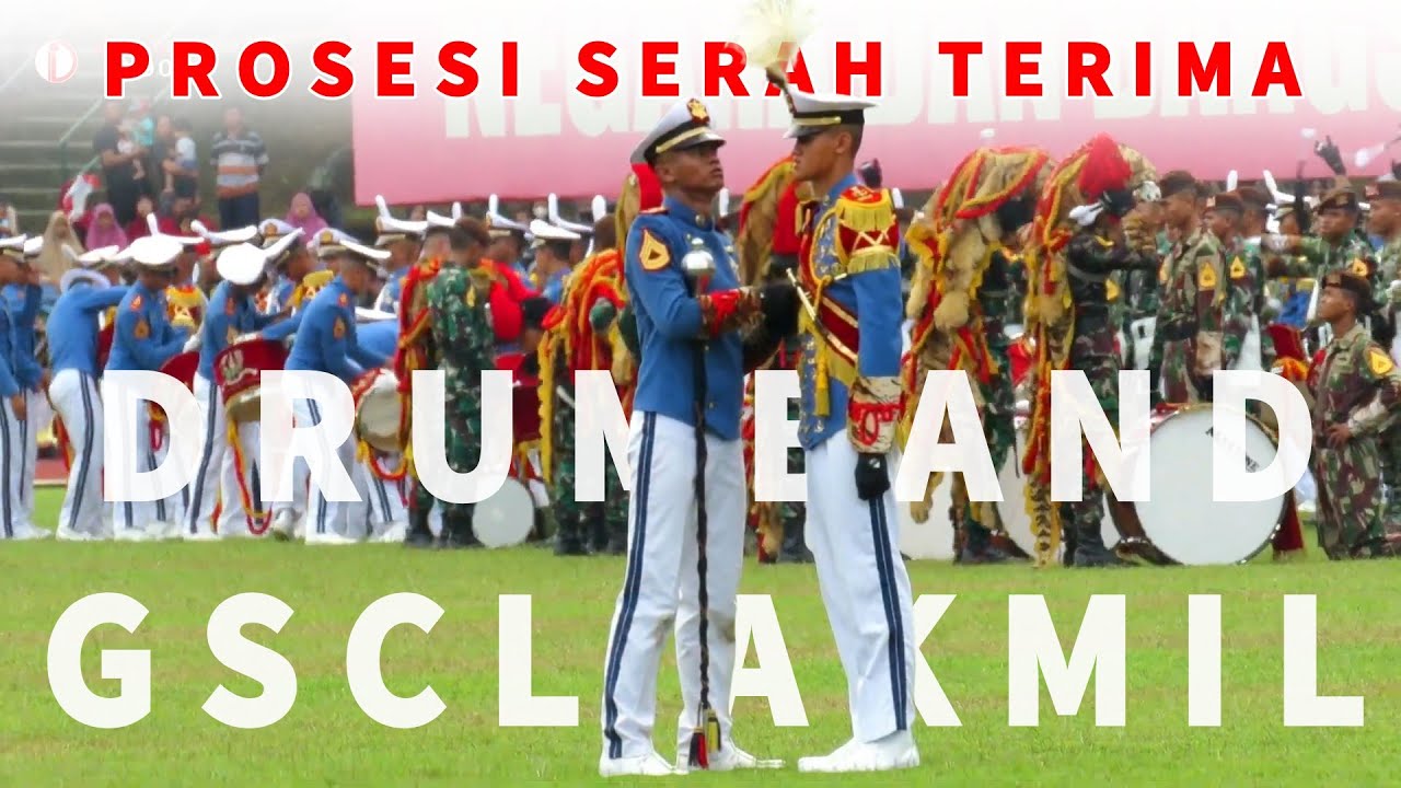 Bikin Haru! Prosesi Serah Terima Alat Drumband GSCL AKMIL tahun 2023