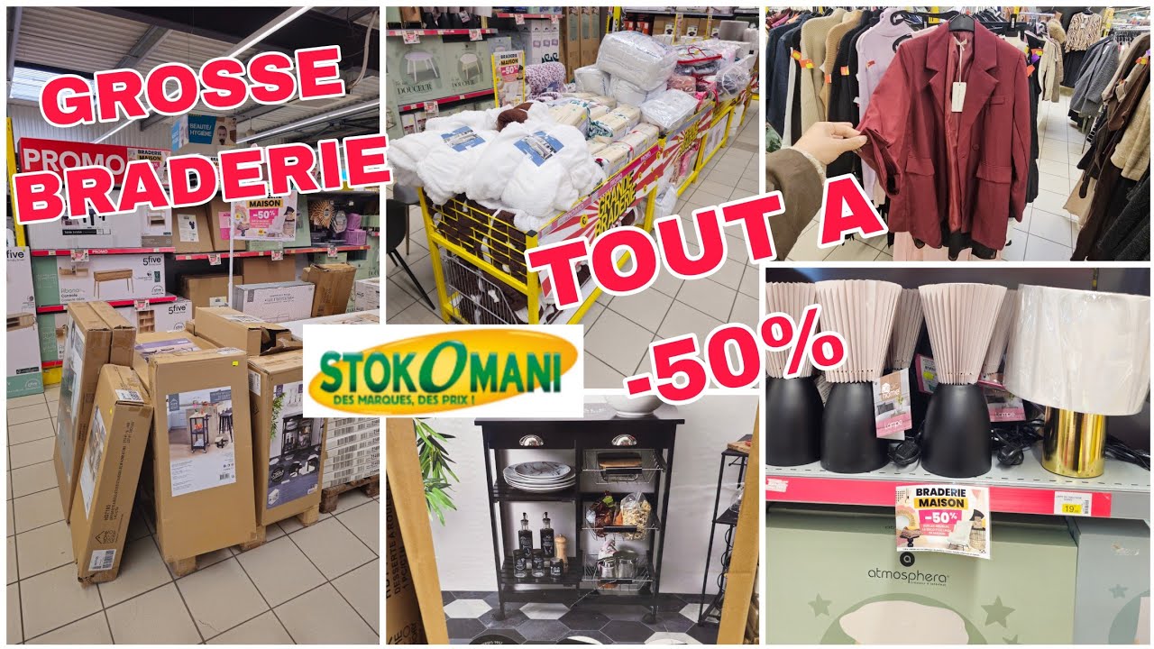 😱🔥STOKOMANI GROSSE BRADERIE TOUT A -50% 25 02.26 #stokomani #destockage #bonplan #promo #braderie