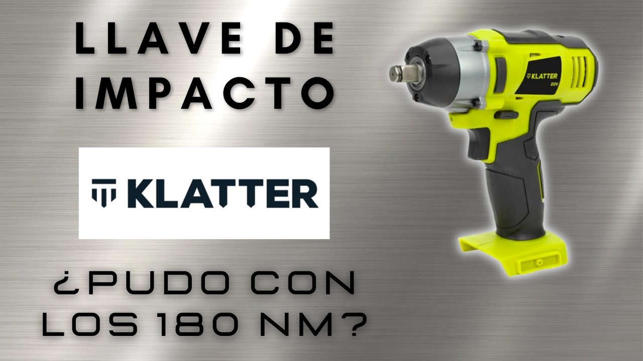 llave de impacto Económica klatter ¿cumple con su torque?