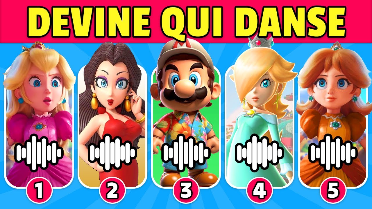 Devine qui DANSE...! Super Mario Bros Édition 🍄🎉
