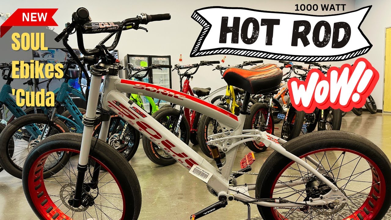 Soul Ebikes 'Cuda is the HOT ROD of Ebikes!