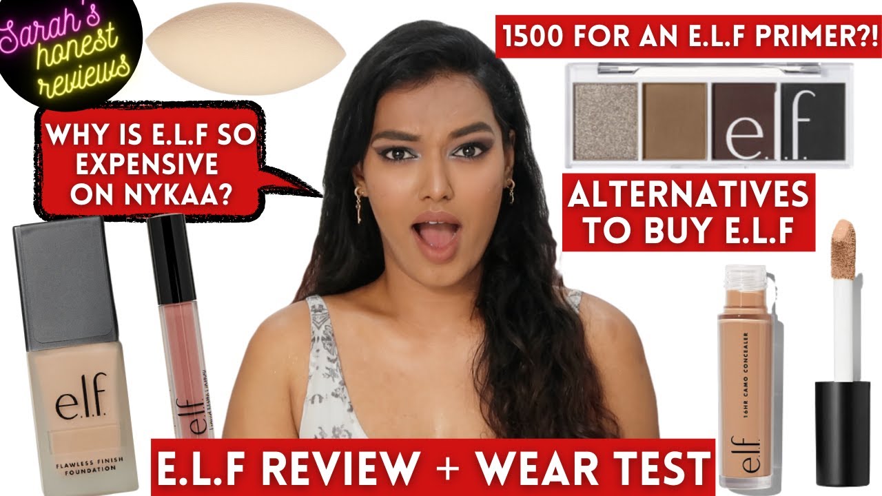 Is e.l.f in India really even WORTH IT? Brutally Honest Review+Wear test of e.l.f Foundation & more