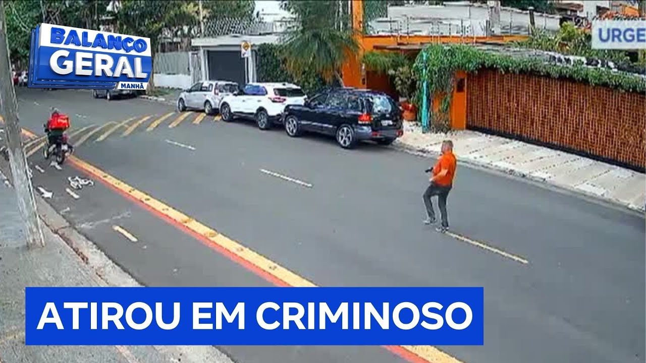 Policial de folga atira em falso entregador que havia acabado de assaltar uma mulher em SP