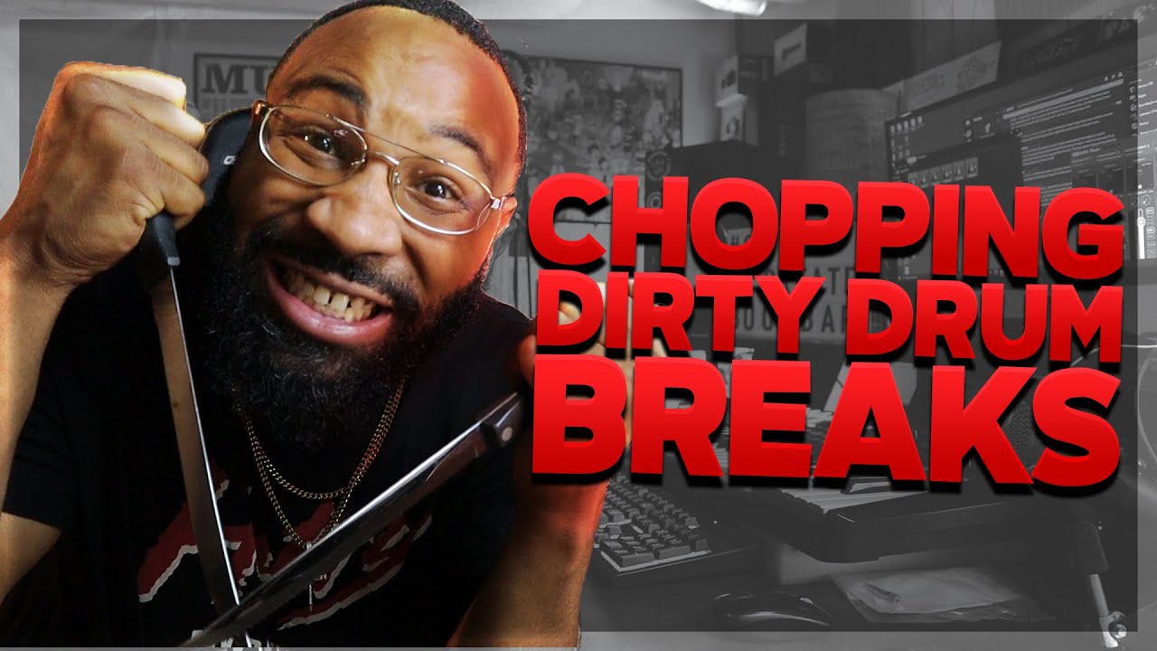 chopping up dirty drum breaks (making a boom bap beat fl studio)