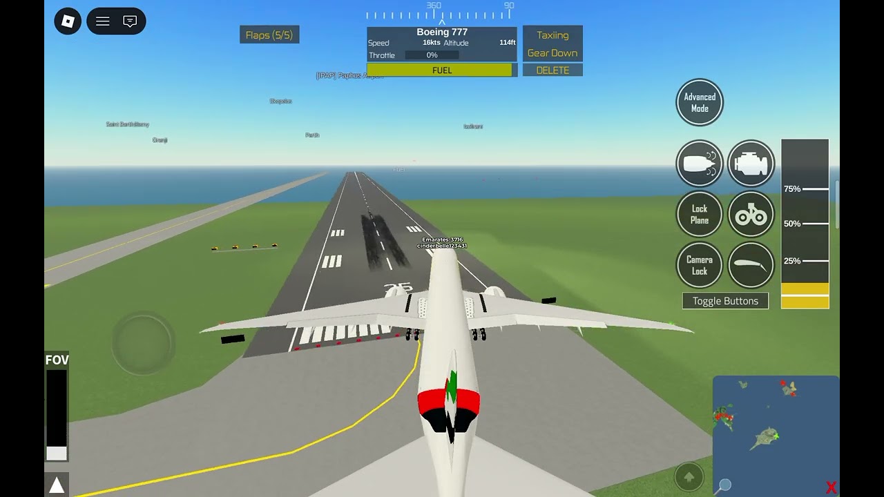 Emirates B777 from Paphos to Perth International airport in PTFS 🛫✈️🛬