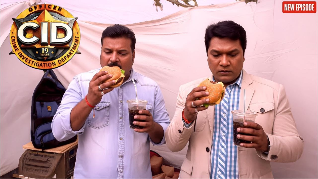 ड्यूटी से थककर Daya और Abhijeet ने खाया बर्गर, पी कोल्ड ड्रिंक || CID || Latest Episode ||