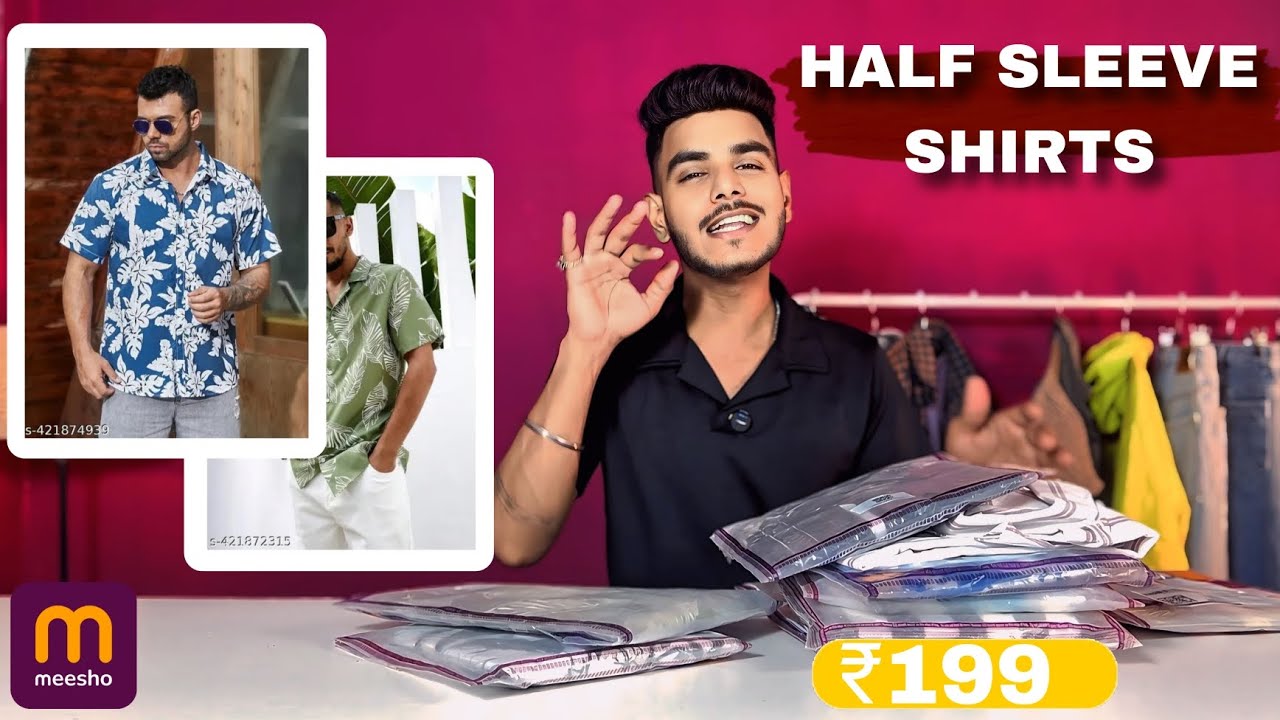 BEST 🔥 SUMMER HALF SLEEVE SHIRTS  FOR MEN | YOU DON'T MISS