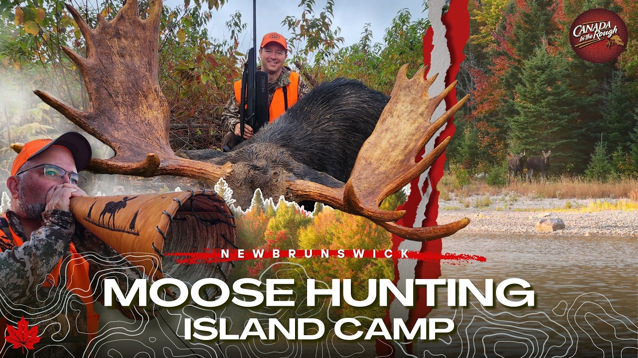 Moose Hunting Remote Island Camp (BIG BULL) | Canada in the Rough