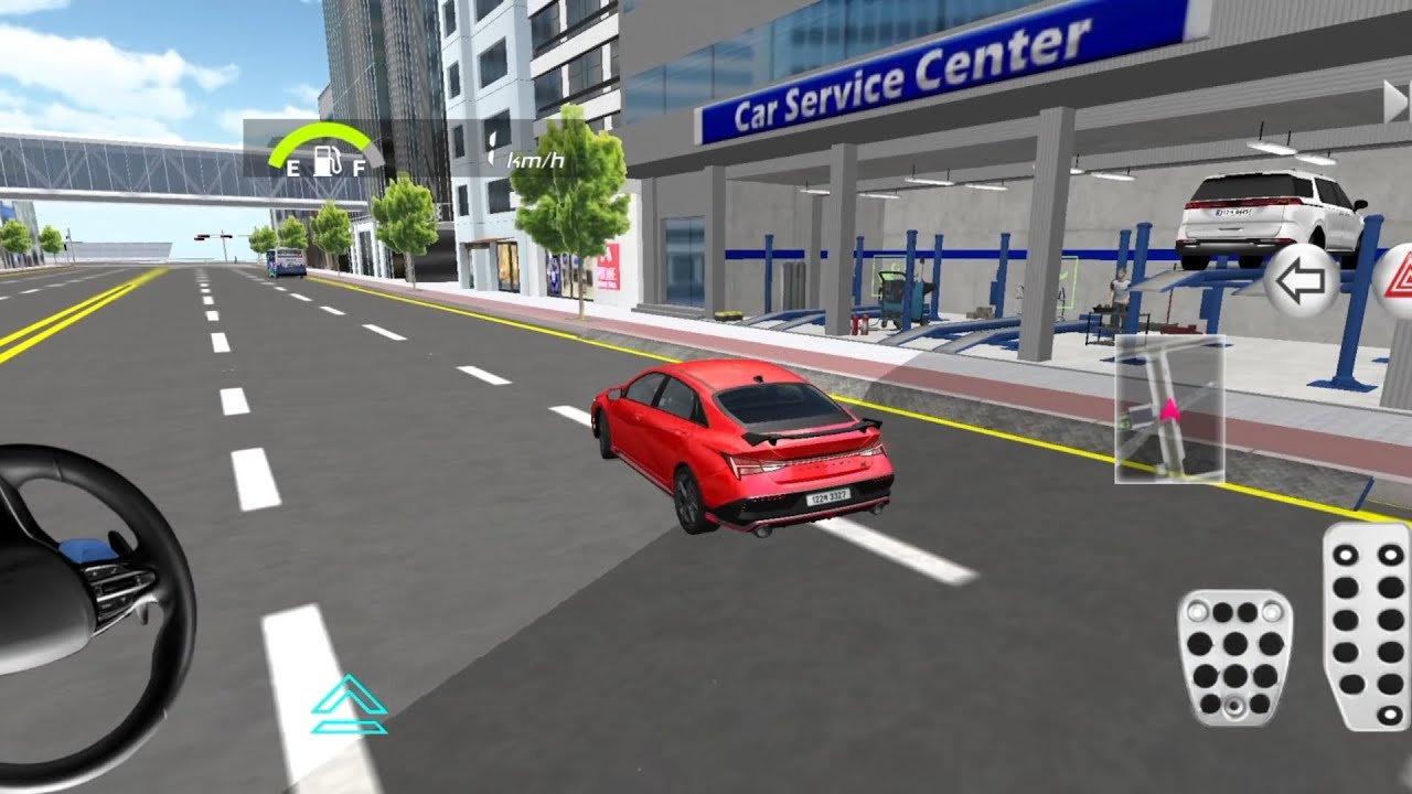 New Red Hyundai Car For Parking - 3d Driving Class android game play || Car Game #gameplay #cargame