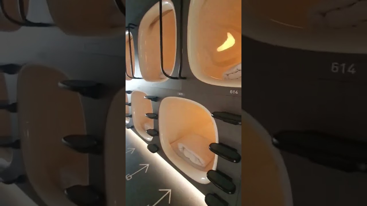 Take a look at a the inside of a new capsule hotel in Japan...