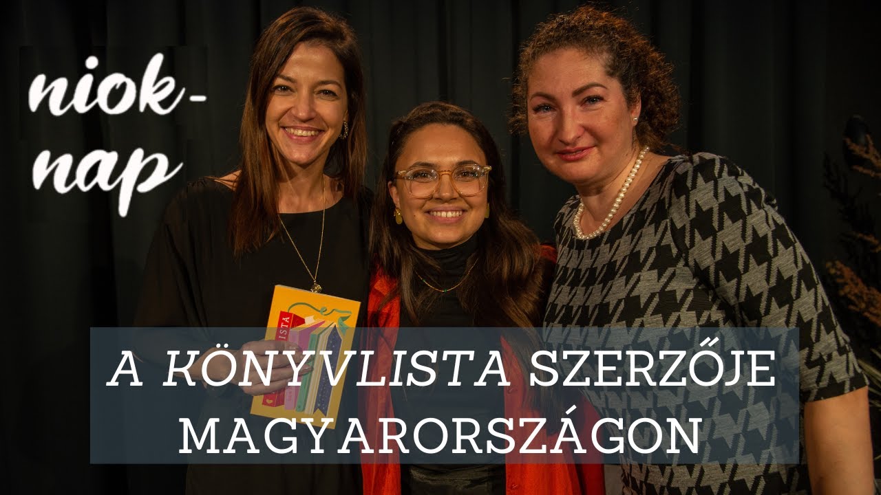 A K&Ouml;NYVLISTA SZERZŐJE MAGYARORSZ&Aacute;GON / Sara Nisha Adams a NIOK-napon