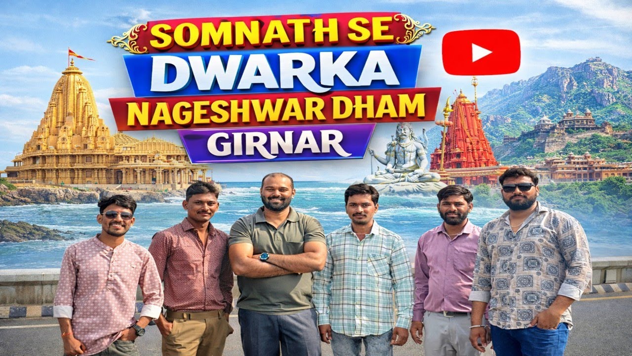 Somnath → Dwarka → Nageshwar | Ek Adbhut Shiv Yatra 🙏
