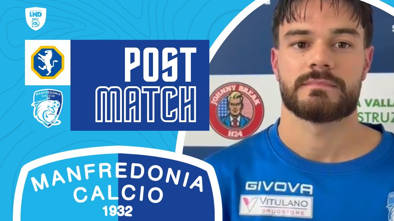 GIOACCHINO CARULLO | INTERVISTA POST MATCH FIDELIS ANDRIA - MANFREDONIA