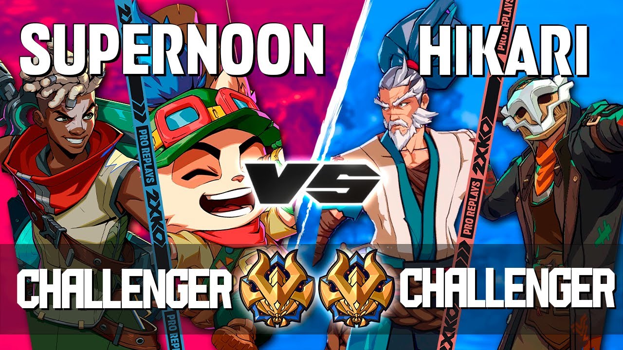 2XKO ▰ SUPERNOON (Teemo-Ekko) vs HIKARI (Yasuo-Ekko) ▰ 2XKO Pro level replays