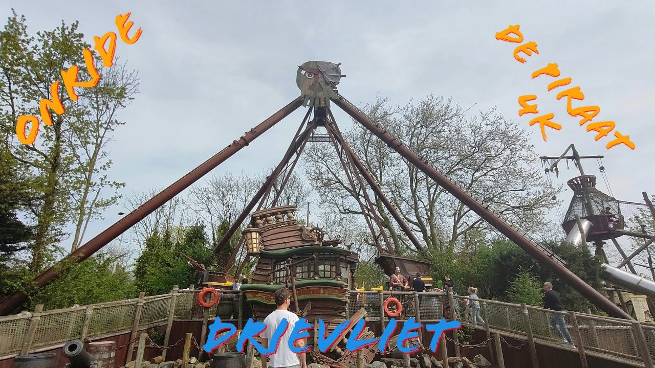 Onride De Piraat Drievliet (HUSS Pirat) 4K
