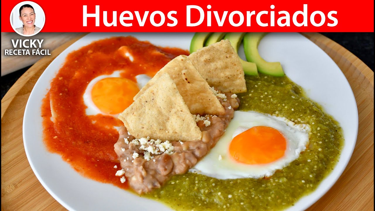 HUEVOS DIVORCIADOS | Vicky Receta Facil
