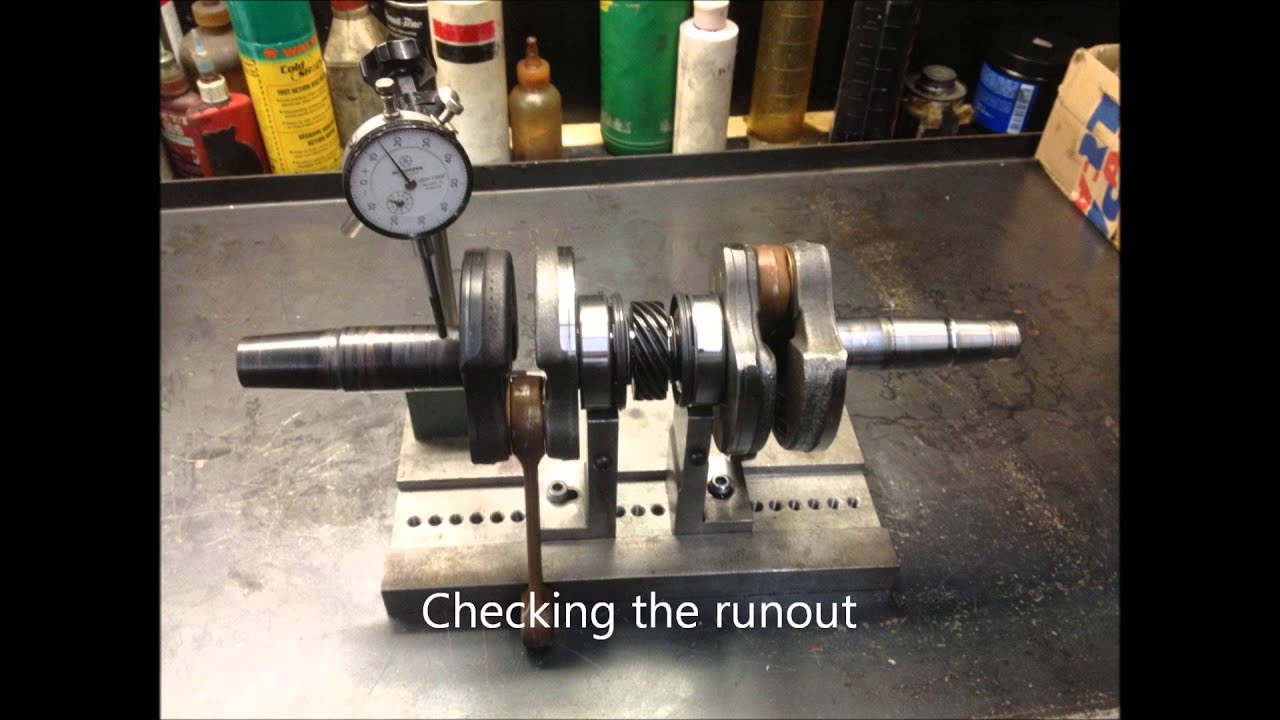 Two Cylinder Snowmobile Crankshaft  Build
