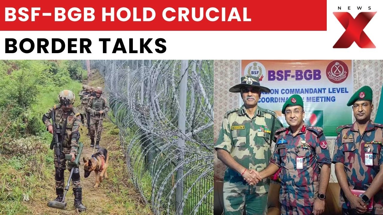 India- Bangladesh Border Tension: BSF-BGB Hold Flag Meeting Amid Border Fencing Tension | NewsX