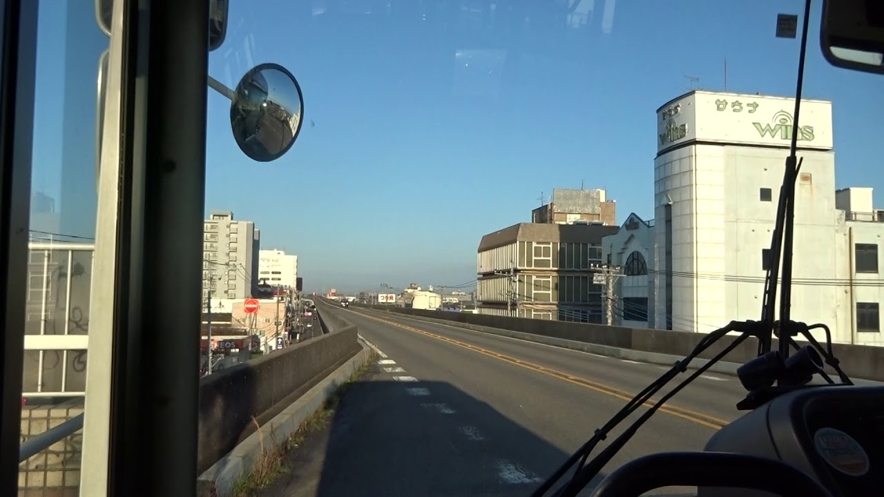 【土浦ニューウェイ】関鉄バスの展望風景