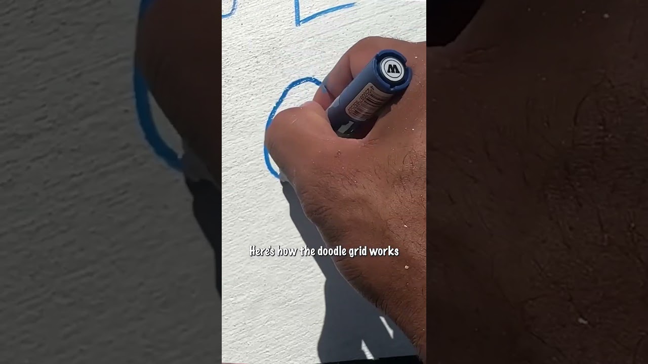 How to use the Doodle Grid for Murals #howto