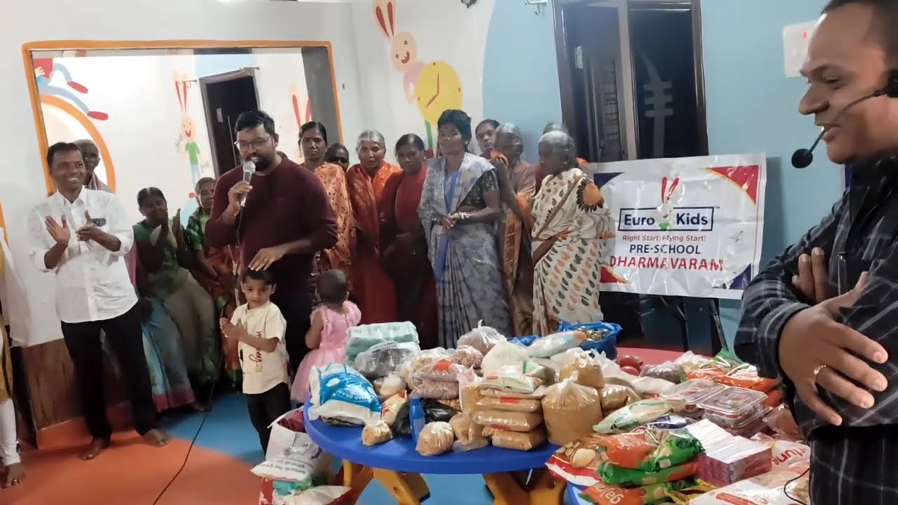 Daan utsav EURO KIDS SCHOOL Dharmavaram Anantapur 