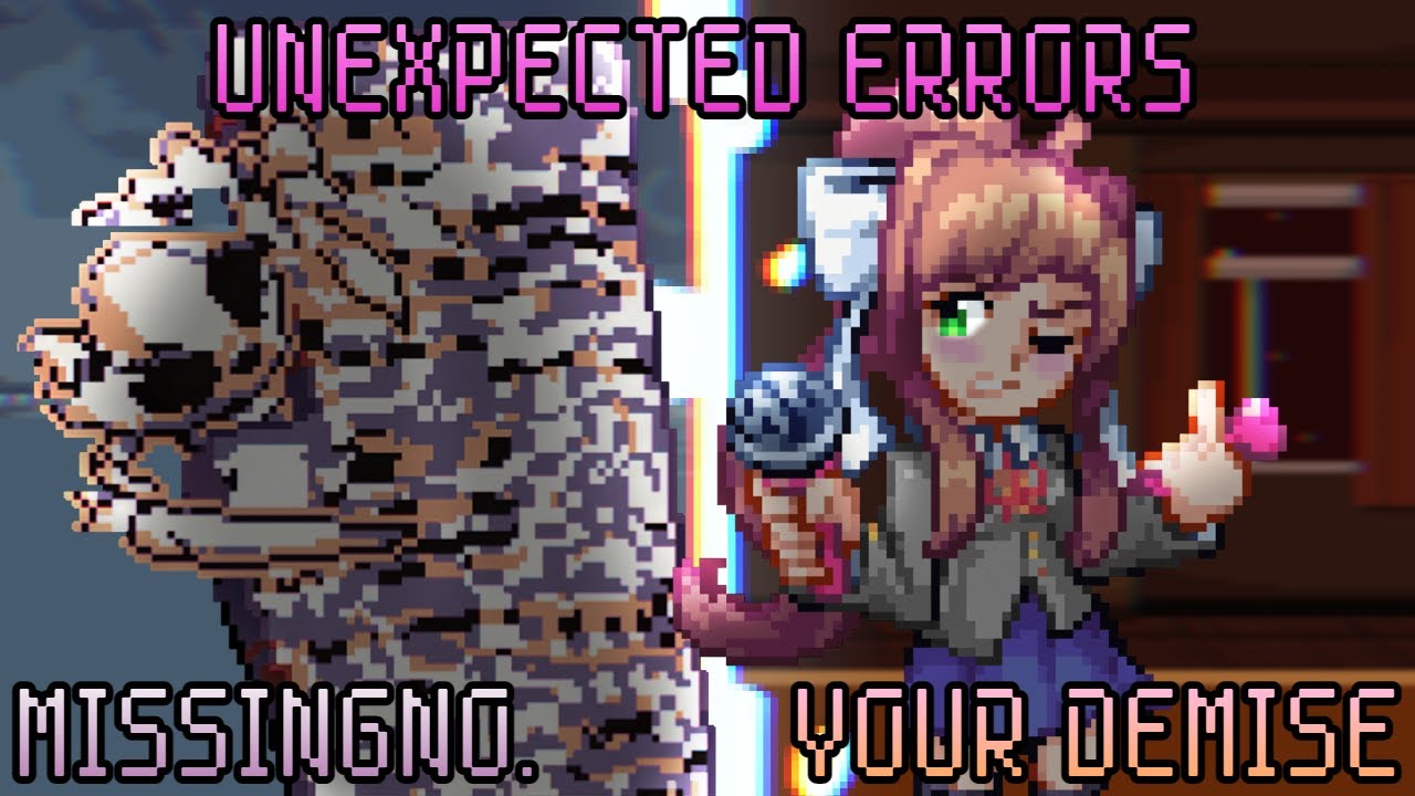 FNF Mashup - Unexpected Errors | Your Demise V2 x Missingno. V2 | Monika vs Missingno.