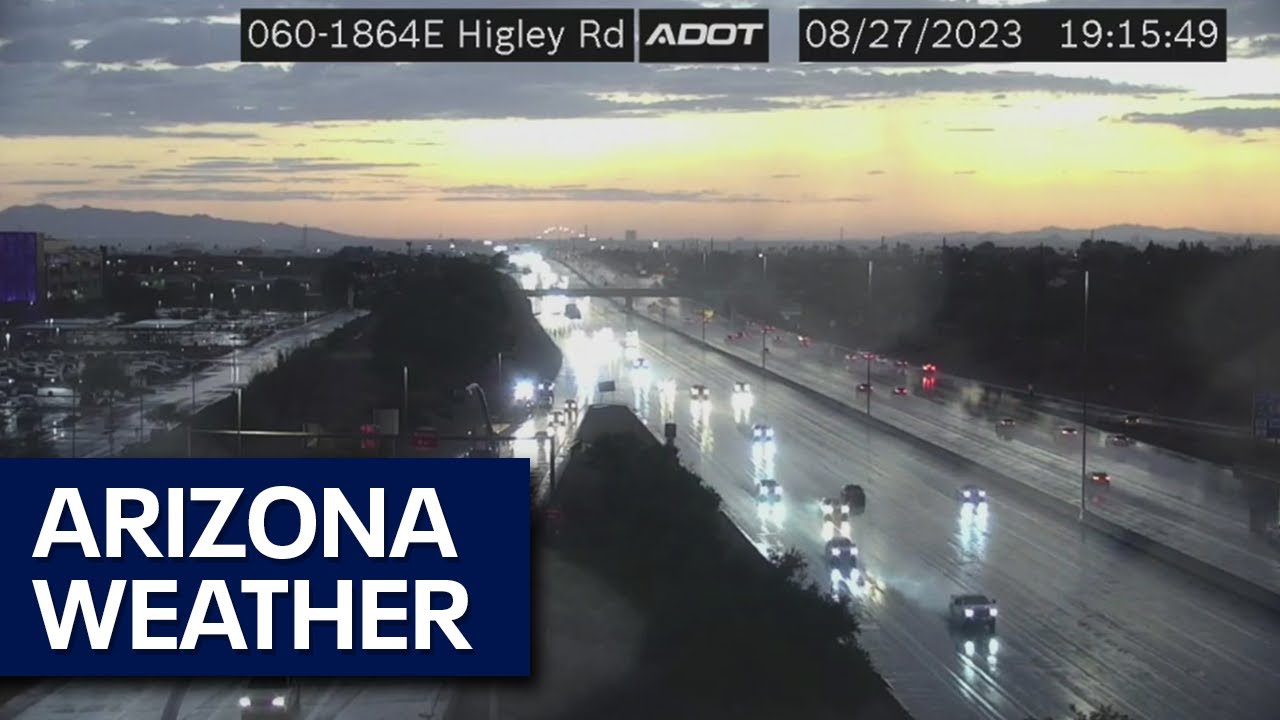 Rain in the Phoenix area