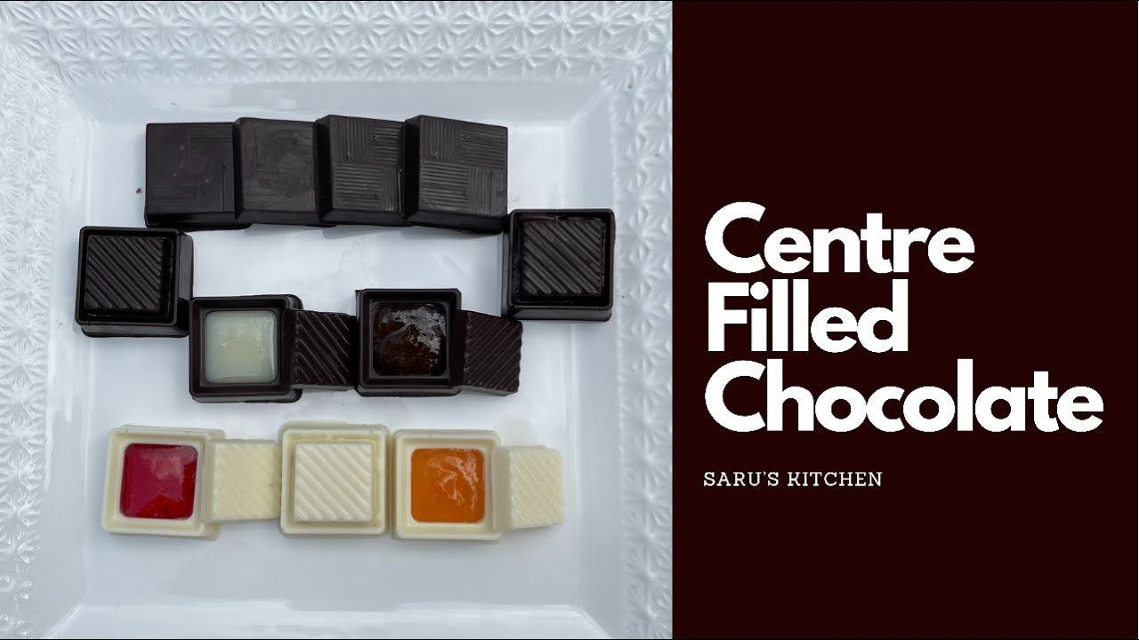 3 Types of Centre Filled Chocolates in 10 Minutes | Saru’s Kitchen | Hindi