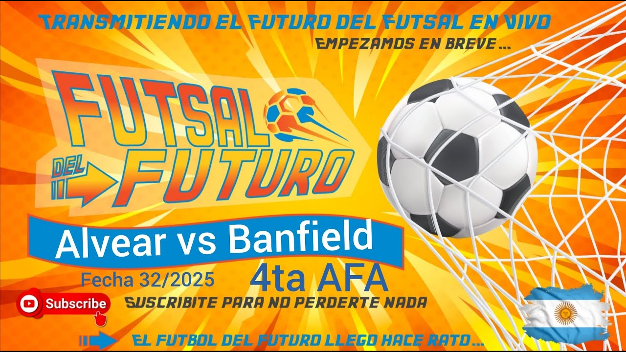 Alvear vs Banfield 4ta División Futsal AFA - Fecha 32 (24-10-25)