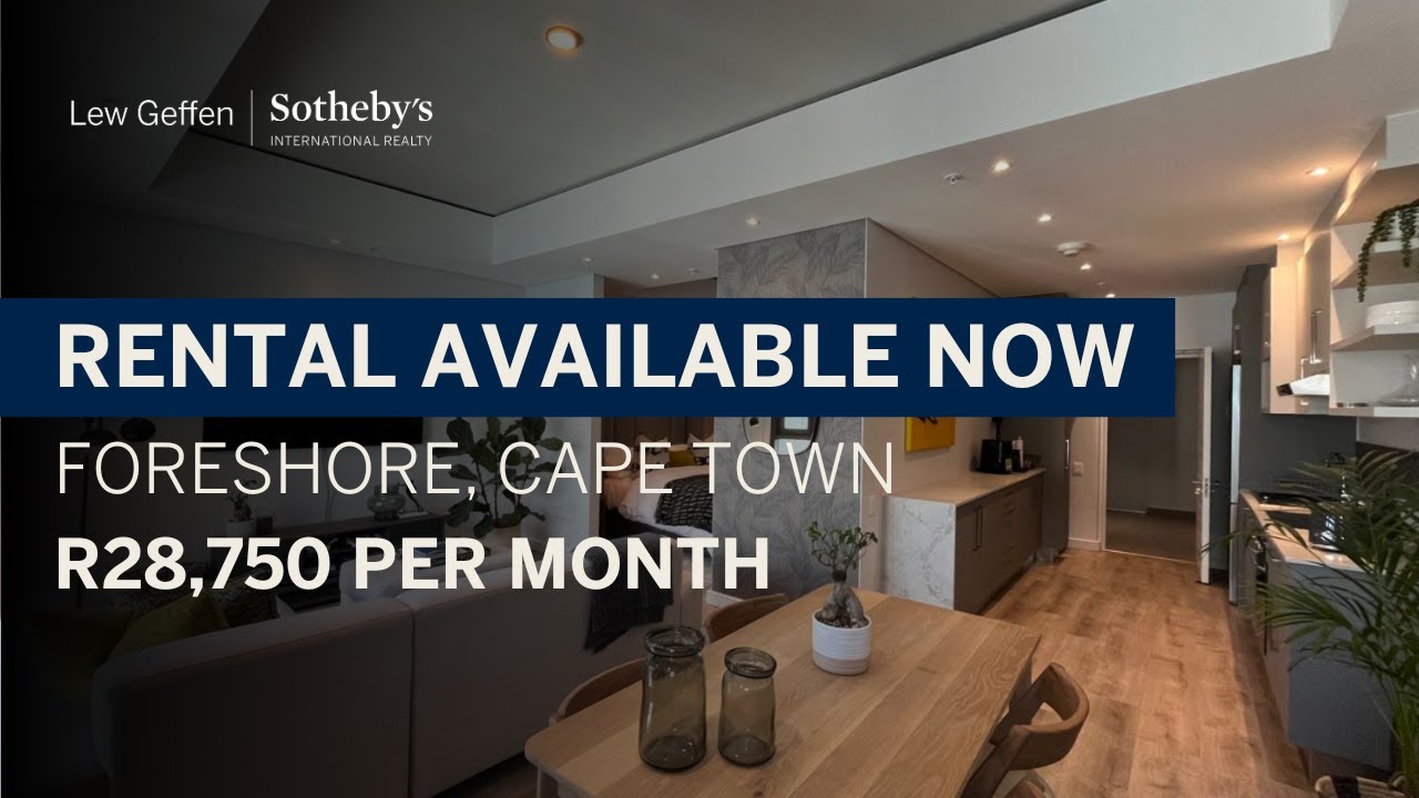 Fully Furnished Available Now | Harbour Arch | Cape Town