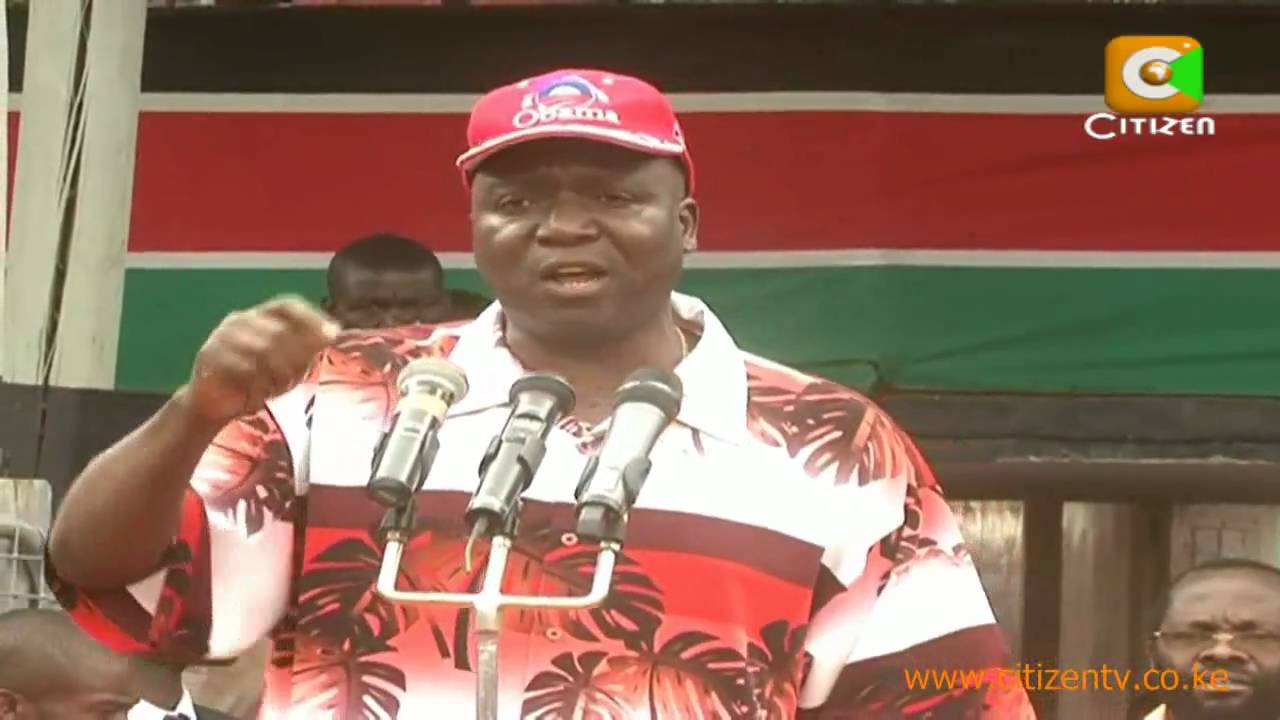 Raila at Nakuru Rally