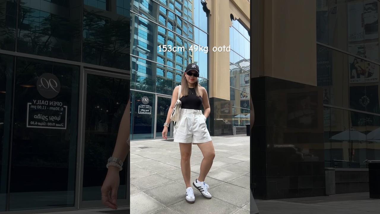 How to wear adidas samba for short girls #ootdfashion #ootd #outfitideas