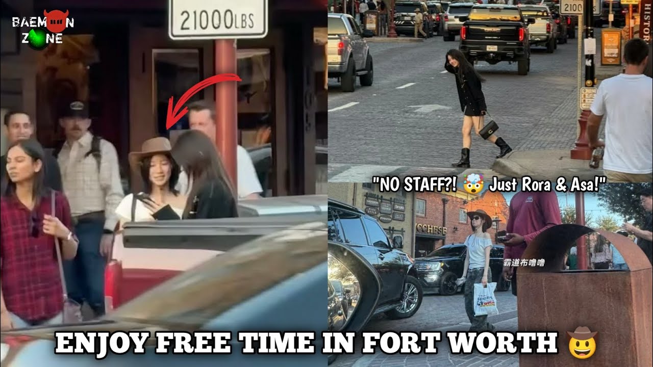 BABYMONSTER Rora and Asa Spotted in Fort Worth Before Concert
