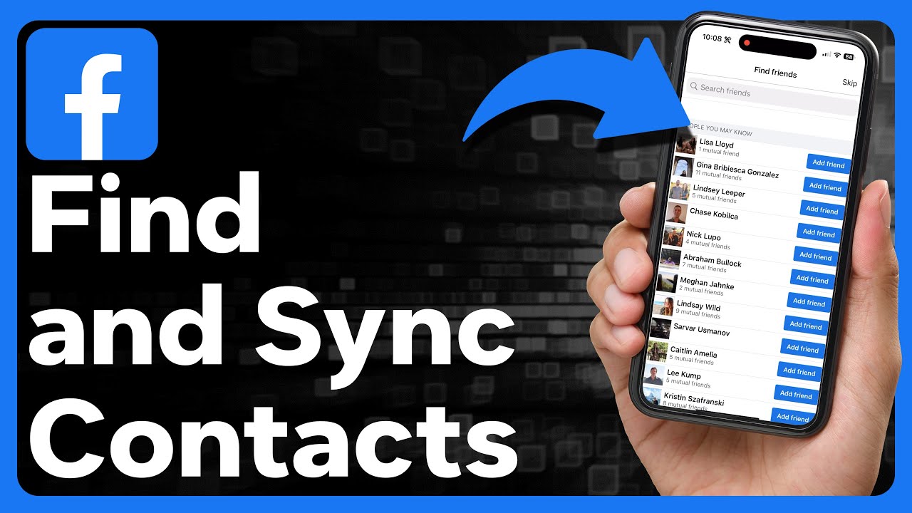 How To Find And Sync Contacts On Facebook